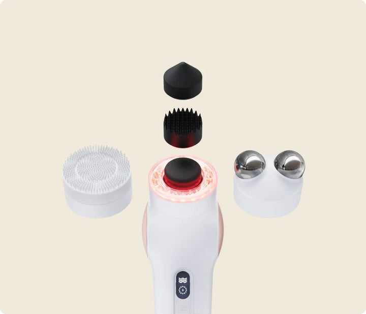 TheraFace PRO All - in - One Skincare Device with LED Light, Microcurrent & Facial Massage (White) - Cornish Medical