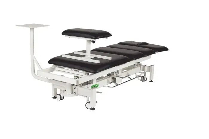 Traction Hi-Lo Treatment Table with Stool for Lumbar Traction
