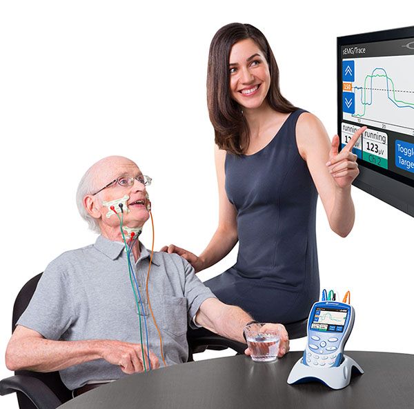 VitalStim® Plus Electrotherapy and sEMG Biofeedback System – Dual - Function Dysphagia Therapy Device for Speech and Rehabilitation Clinics - Cornish Medical