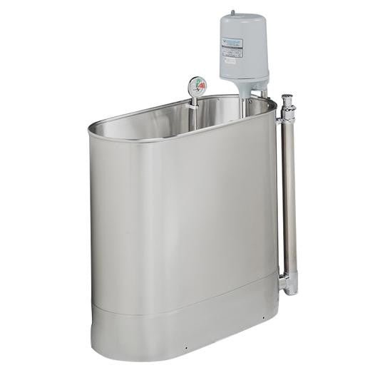 Whitehall® WHE-45-S Stationary Extremity Whirlpool — 45-Gallon Stainless Steel Hydrotherapy Tank
