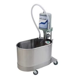 Whitehall® WHP-10-M Mobile Whirlpool for Foot and Ankle — 10-Gallon Stainless Steel Hydrotherapy Tank