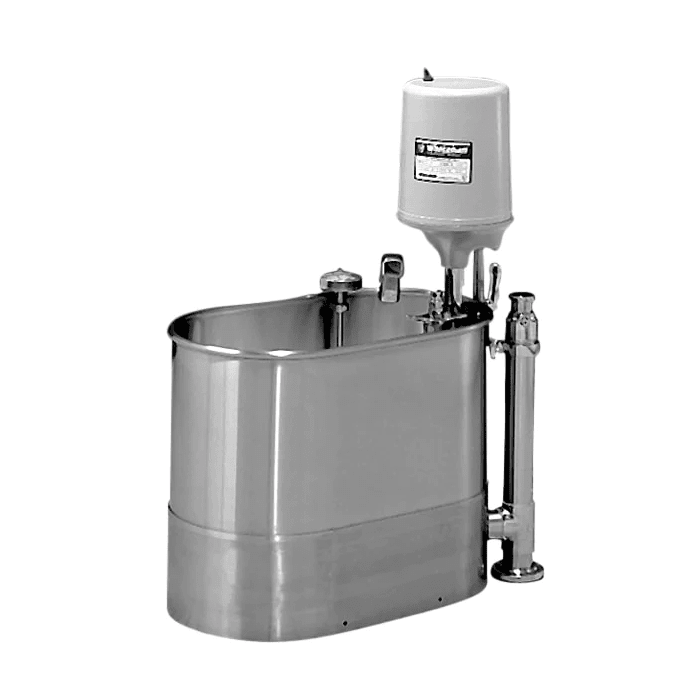Whitehall® WHP-10-S Stationary Whirlpool for Foot and Ankle — 10-Gallon Stainless Steel Hydrotherapy Tank