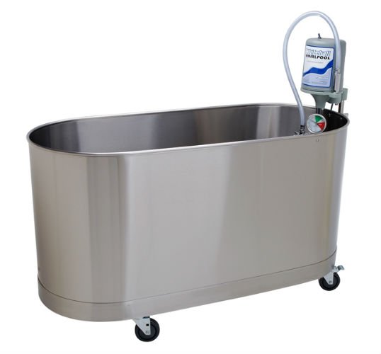 Whitehall® WHS - 110 - M Sports Mobile Whirlpool — 110 Gallon Stainless Steel Hydrotherapy Tank for Athletic & Clinical Use